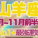 【やぎ座】10月全体～11月前半運勢　今年No.1最強運きた…この展開は別格です💎✨急上昇と急加速、もう止まらない怒涛の快進撃💪この流れ最高　【山羊座 １０月】【山羊座 １１月】タロットリーディング