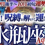 水瓶座 9月後半~10月初旬【凄い展開来る！ようやく本当の自分の人生が始まる】　みずがめ座　2025年 10月運勢　タロットリーディング　Aquarius　October