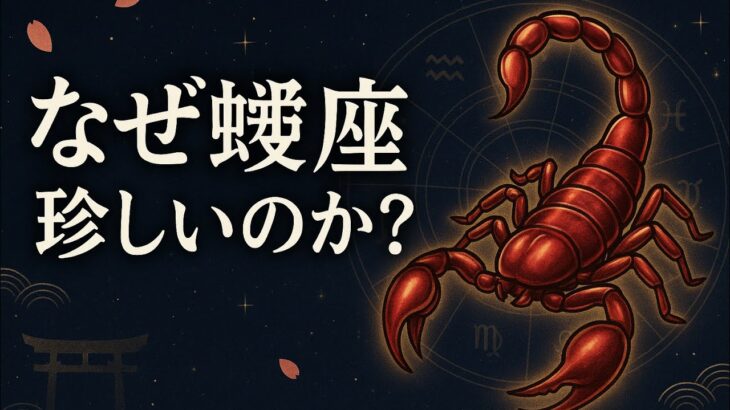 蠍座はなぜそんなに不思議なのか？6つの闇の真実 #蠍座