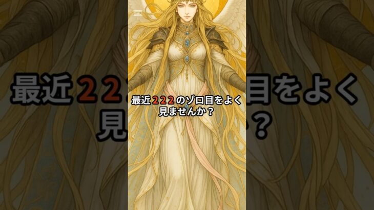 エンジェルナンバー　222　 啓示