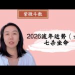 2026流年运势（六）：七杀坐命｜紫微斗数｜流年运势｜丙午年｜七杀坐命