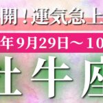 牡牛座 【 おうし座 ♉ 】 毎週タロット (2025年9月29日の週) 神展開！充実の1週間で運気急上昇中⚡✨🔑 タロット占い タロットリーディング