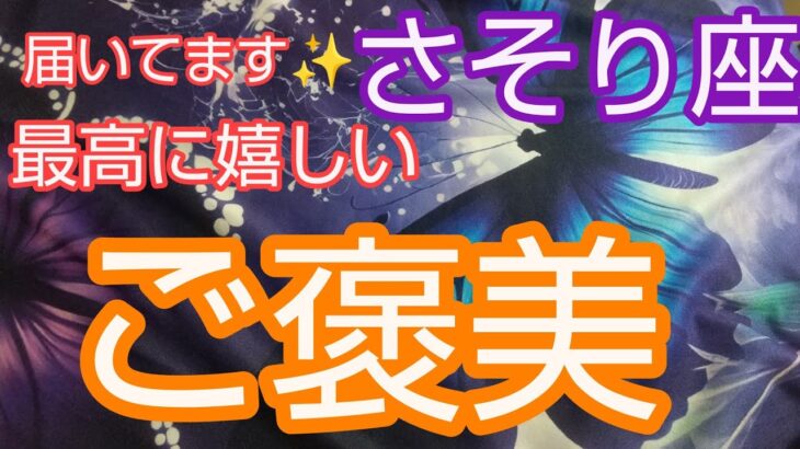 【さそり座♏️】最高のご褒美🌈豊かな資源はあなたの中にあるよ‼️無限に涌き出る❗️#さそり座#蠍座#スピリチュアル #リーディング #占い #幸運 #オラクルカード #運命#女神#人生相談#開運
