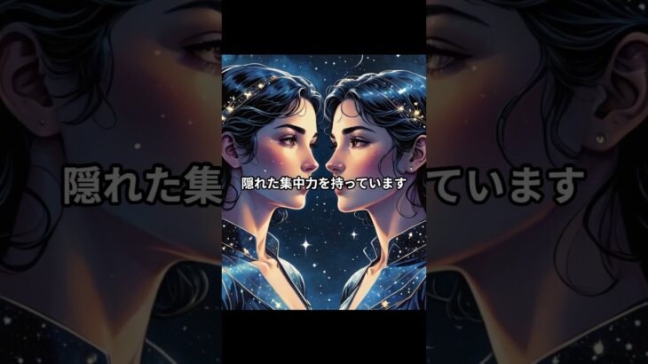 双子座の性格 #星座 #性格 #双子座 #ふたご座 #shorts