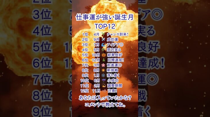「 （星座・血液型・干支・誕生月日など ）ランキング💖」 #血液型占い #星座占い #モテる人ランキング #あるあるランキング #恋愛占い #性格診断 #ランキング動画