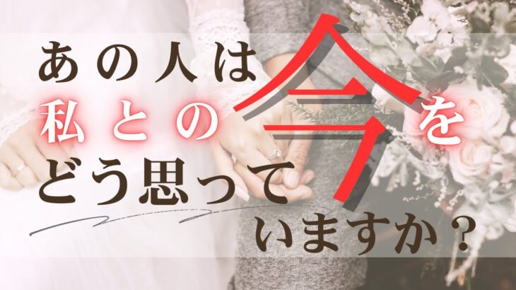 あの人は私との「今」をどう思ってる？今のあの人の気持ち✉️ 【 恋愛 気持ち タロット オラクル カード 占い 】