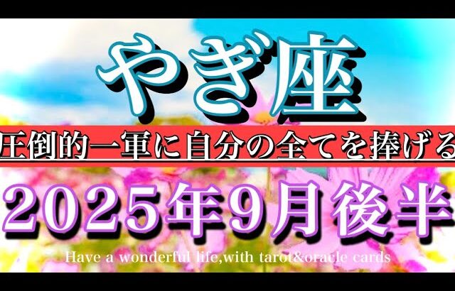 やぎ座♑︎9月後半タロットリーディング💫決まる！圧倒的一軍に全てを捧げる！Capricorn tarot  reading