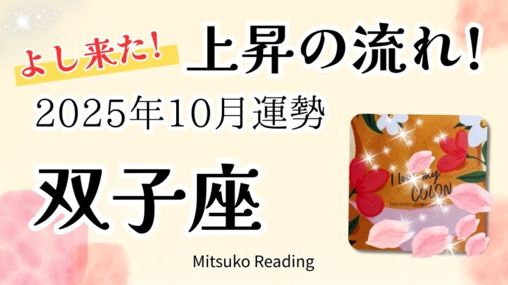 双子座10月は待ってた！状況が好転✨上昇の流れに乗って進化する♊️2025年10月運勢仕事恋愛人間関係【癒しのタロット個人鑑定級】