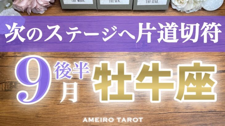 牡牛座♉️９月後半✨次のステージが牡牛座さんを呼んでいる‼️金運最強ですっ💰‼️