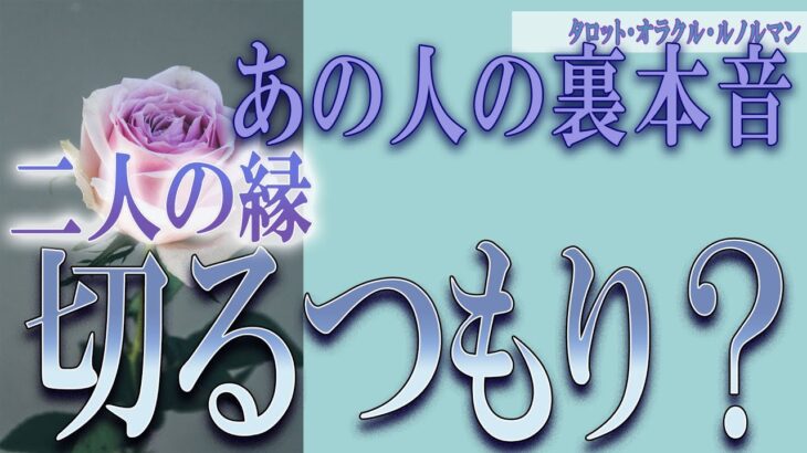 【タロット占い】【恋愛 復縁】【相手の気持ち】厳しい選択肢あります💣💀あの人の裏本音💀二人の縁、切るつもり❓💀💣【恋愛占い】