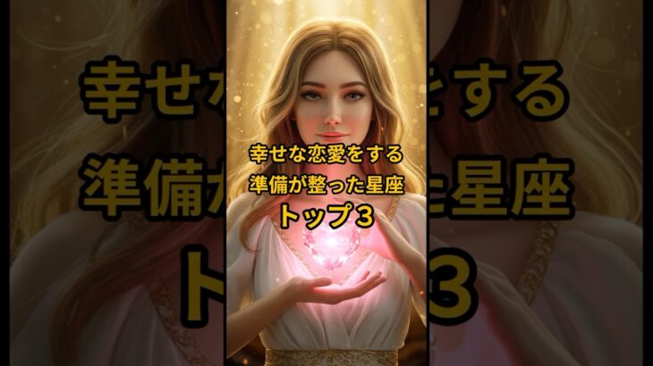 ✨幸せな恋愛をする準備が整った星座TOP3💖#スピリチュアル #占い #幸せな恋愛 #恋愛運 #星座占い #開運 #星座占い #開運 #運命の人