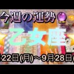 乙女座♍️さん⭐️9月22日(月)〜9月28日(日)🔮秋分が来る重要な1週間‼️豊かさを受け取れそう🌈