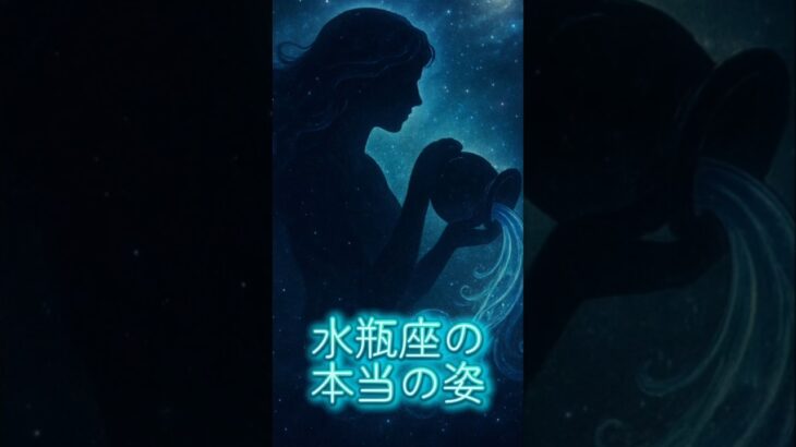 【水瓶座の本当の姿】#水瓶座 #水瓶座の性格 #風の時代 #冥王星水瓶座時代 #水瓶座の時代 #星読み #占い #自己理解 #星座 #shorts #shortvideo #開運