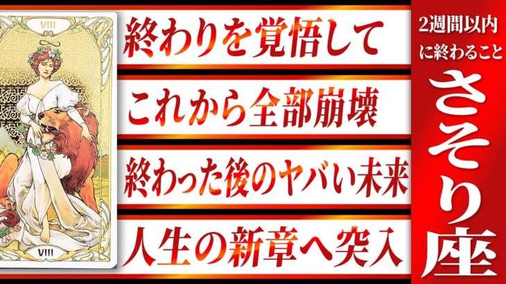 【覚悟】蠍座さんにこれから起きることがヤバすぎる…これからの2週間覚悟して 良宝華羽先生