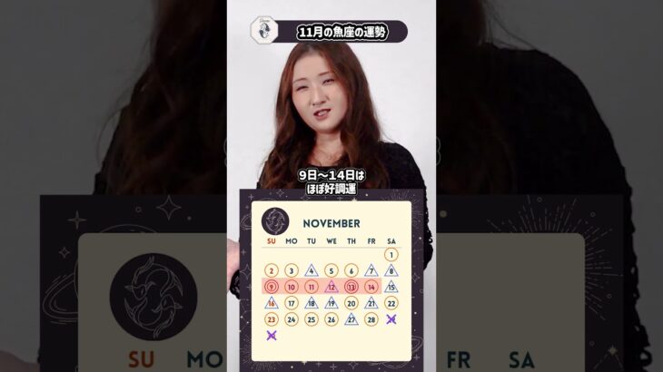 魚座の運勢🔯2025年11月💫 #11月運勢 #2025年 #星座占い #西洋占星術 #中西輪貴子 #魚座