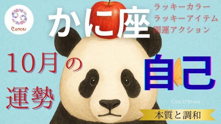 【蟹座♋】10月の運勢🎃素直な言葉が深い絆を育てる🍎