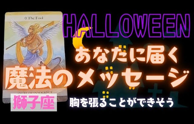 【獅子座】魔法のメッセージ🎃🎉▼タロットカード&オラクルカード&ルノルマンカード占い