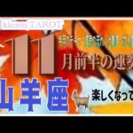 人間関係の大変化⁉️山羊座♑さん【11月前半の運勢✨今月のテーマ・前半の流れ・仕事運・対人運・注意点】#2025 #タロット占い #星座別