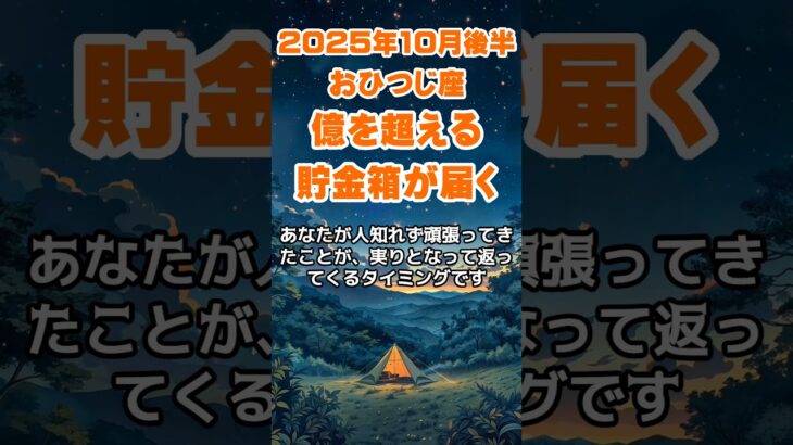 【牡羊座】2025年10月後半のおひつじ座の運勢～億を超える貯金箱～ #牡羊座 #おひつじ座 #牡羊座の運勢