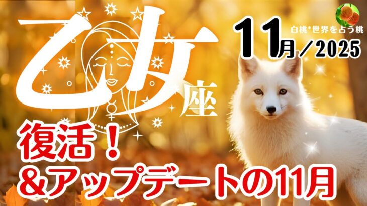 乙女座♍️2025年11月☆復活！そしてアップデートの11月