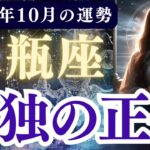 【水瓶座】2025年10月 みずがめ座の運勢「孤独の正体」