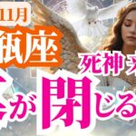 【水瓶座】2025年11月みずがめ座に死神来た！幕が閉じるとき