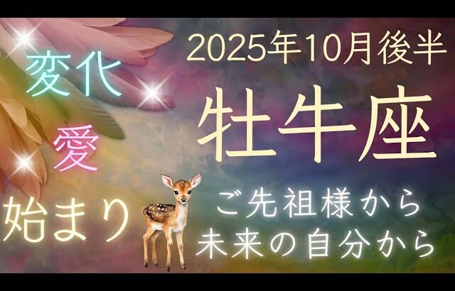 【牡牛座】10月後半🍁５枚引き🍁あなたを助けたいスピリットガイドからメッセージ！ オラクルカードリーディング
