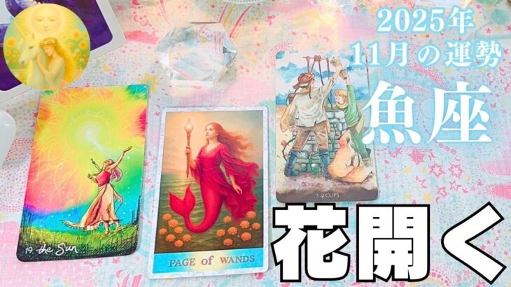 魚座♓️11月⭐️大丈夫🙆光が待ってます✨今の頑張りは無駄にならない❗️