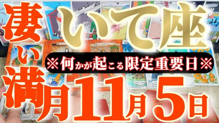 射手座さんへ11月前半この日が凄い👑【断然!神回だ〜😲祝福まみれ〜】✡️キャラ別鑑定付き✡️