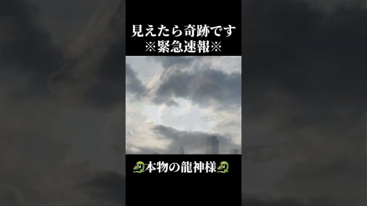【本物の龍神様】見えたら奇跡です！ #風水 #スピリチュアル #龍神#龍神様#運気#占い#神社