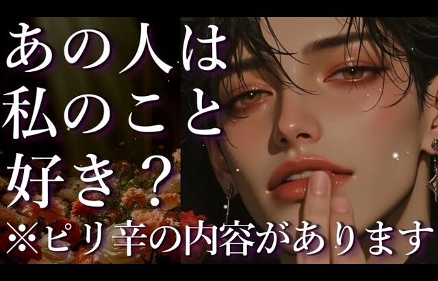 ⚠️ピリ辛あり⚠️あの人は私のこと好きなの?🤯占い💖恋愛・片思い・復縁・複雑恋愛・好きな人・疎遠・タロット・オラクルカード