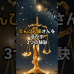 天秤座が幸せになる秘訣はこれ！