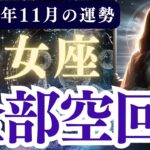 【乙女座】2025年11月 おとめ座の運勢「全部空回り」