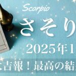 【さそり座】2025年11月♏️ さそり座さん…今回かなり強いかも…結果に身震い、現実になる願い、感激のサプライズ