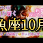 魚座10月♓️変わる🌈苦難終了🥹やっと辿り着く場所✨必ず受けとって🎁