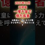 【天秤座】2025年11月てんびん座の運勢「一攫千金で億万長者」#天秤座 #てんびん座 #天秤座の運勢