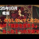 【占星術】2025年10月 蠍座