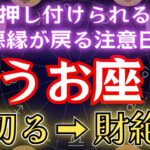 うお座《また押し付けられる運命》悪縁が戻る日【因縁を振切る→財絶頂】の魚座を徹底解説します。#金運 #占星術 #開運