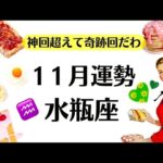 おおい水瓶座、どうなってんだ神結果しか出ないぜ…鳥肌ハンパないぜ…一緒にこの奇跡を見届けてくれ～　2025年11月全体運勢♒️仕事恋愛不安解消評価や印象【個人鑑定級タロットヒーリング】