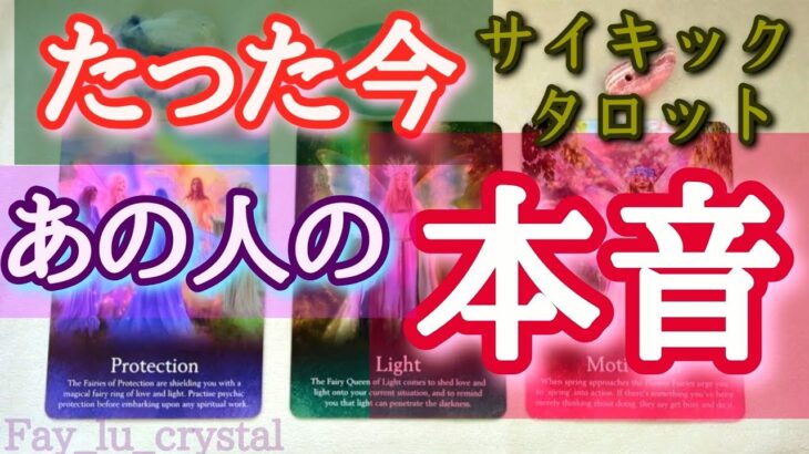 最新✨【たった今あの人の気持ち】忖度一切無しサイキックタロットリーディング🪬🔮