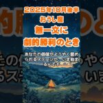 【牡牛座】2025年10月後半のおうし座の運勢～無一文に劇的勝利～ #牡牛座 #おうし座 #牡牛座の運勢
