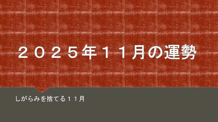 2025年11月の運勢#西洋占星術 #四柱推命 #今月の運勢#2025年11月