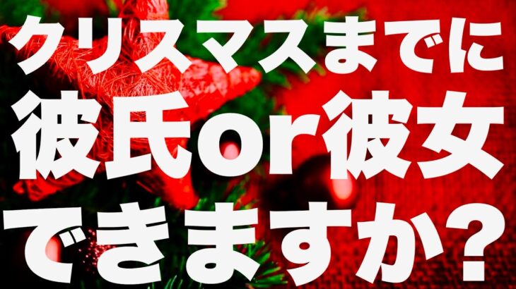 【タロット占い】クリスマスまでに彼氏or彼女はできますか?ー3択ー