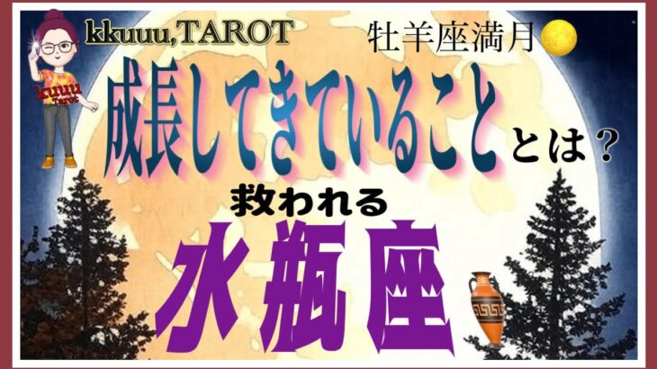 経験から得た進む力と防御力🛡水瓶座♒さん【牡羊座満月🌕〜成長してきていることとは⁉️】#2025 #タロット占い #星座別