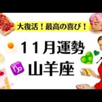 山羊座の１１月、こんな嬉しいことある？？全部うまくいくじゃん。劇的大逆転じゃん。　　2025年11月全体運勢♑️仕事恋愛不安解消【個人鑑定級タロットヒーリング】