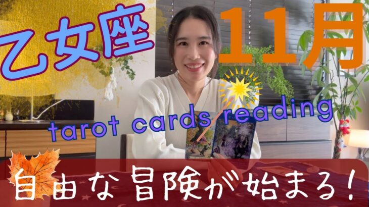 【乙女座】11月🍁重要な人生の節目になります！環境や居場所の変化、ご縁に恵まれる！