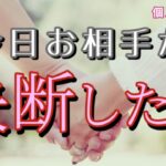 【お相手に変化があリました😳】今日お相手が決断した事💓恋愛タロット占い