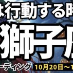 【獅子座】♌️2025年10月20日の週♌️今は行動する時。自分を深く見つめて、取り組んでいく私。しし座。タロットリーディング