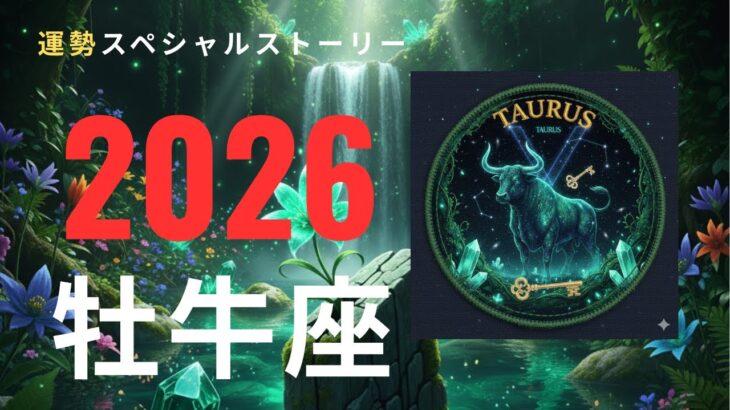 2026年🌟 牡牛座🌟 運勢スペシャルストーリー星占い　＃2026＃星占い＃ 牡牛座＃運勢