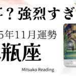水瓶座11月は一大事🔥革命級の変化が訪れる！大注目の１ヶ月です♒️2025年10月運勢仕事恋愛人間関係【癒しのタロット個人鑑定級】